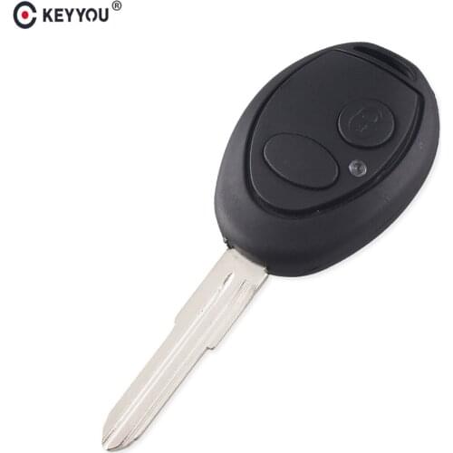 KEYYOU 20X Remote Key Shell Case Fob For Land Rover Rover 2 Sport LR3 Discovery 1999-2004 2 Buttons Replacement Key Fob Cover