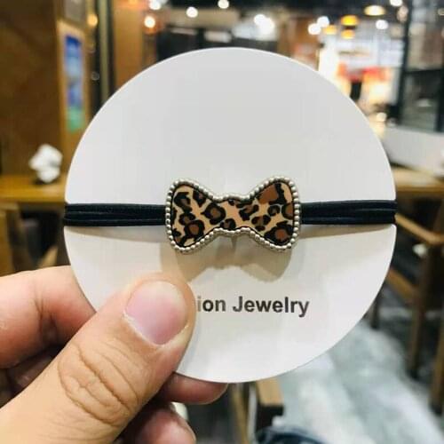 Korean Style Hot Selling Fashion Hair Band Butterfly High Quality Elastic Hair Rope Bracelet Hair Accesorries