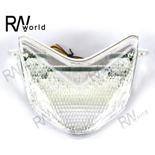 Ninja ZX-10R 2006-2007 Motorcycle LED Taillight Turn Signal Light Brake Lamp For KAWASAKI ZX-6R ZX636 Z750S 2005-2006 ZX6R Clear