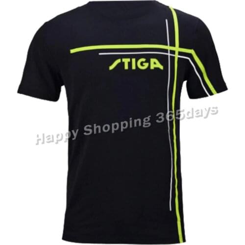 New arrival original Stiga Table tennis clothes sportswear quick dry short sleeved men ping pong Shirt Badminton Sport Jerseys
