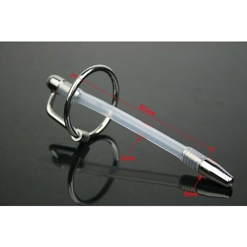 Male Penis Plugs Hollow Flexible Tube Urethral Catheter Sounding Male Chastity Device Adult Sex Toys for Men
