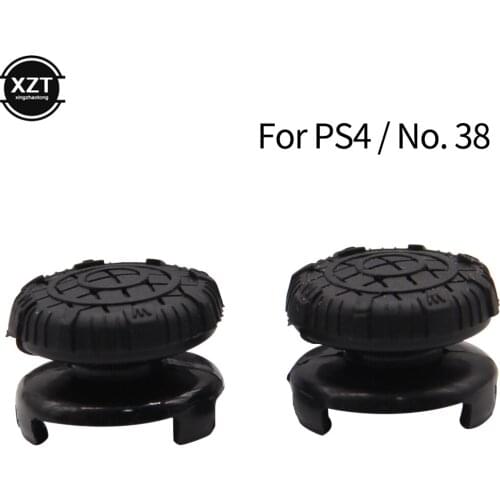 2PCS Thumb Stick Grips Caps for PlayStation 4 Silicone Analog Thumbstick Grips 3D Cover for PS4 Case Accessories