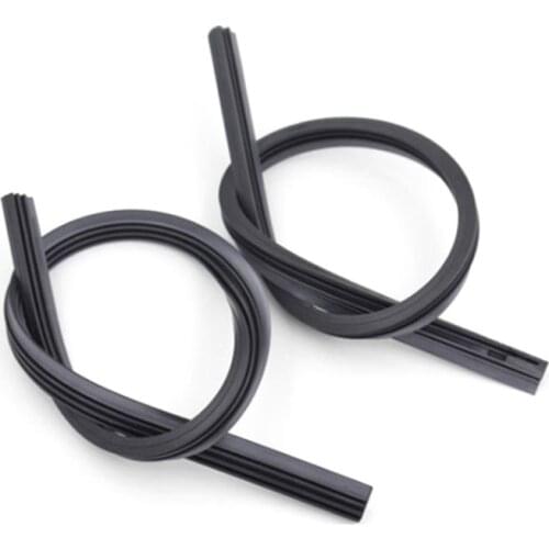 2PCS Silicone 26 Inch Car Bus Universal Frameless Windshield Wiper Blade Refill