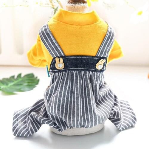 Teddy Breathable Creative One-piece Pajamas Pet Polyester Cotton Clothes Breathable Creative Unisex Stylish Pet Apparel for Pet