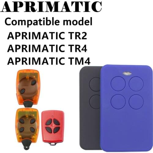 APRIMATIC TR2 TR4 TM4 garage remote control replacement 433.92MHz rolling code door control remote command transmitter