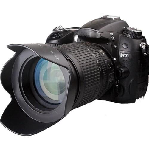 Protector Cover Shell 58mm SLR Camera Patel Lens Hood Flower Plate Screw Mount Screw-in Tulip Flower Filter Thread Camera Lens