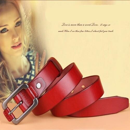 Ladies Genuine Leather Belt Women Fashion Cow Leathers Belts For Women High Quality New Cinto Cinturon Riem