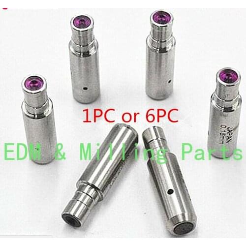 1PC/6PC Wire EDM Drilling Machine CZ140 Pipe Ruby Guide 30x8x5x6mm 0.1-1.2mm For CNC Machine Service