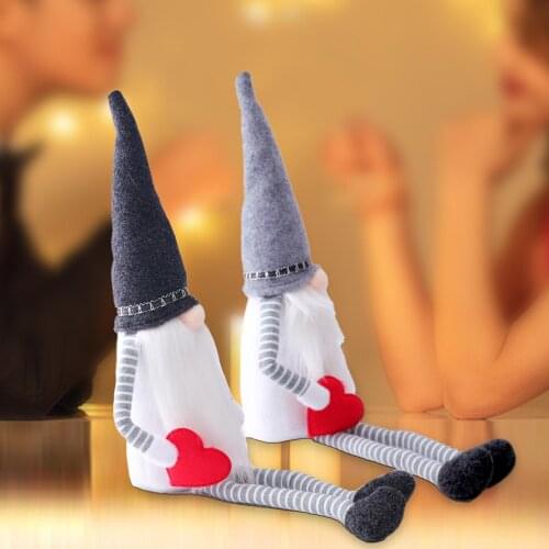 2021 Envelope And Love Swedish Santa Gnome Plush Doll Holiday Figurines Toy Valentines Day Doll Ornaments Dropshipping