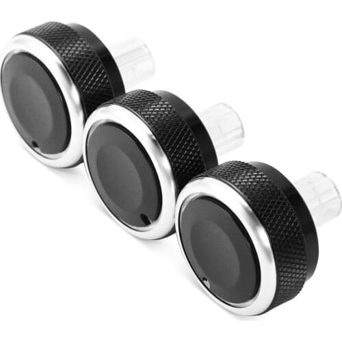 3pcs/set Car air conditioning heat control switch knob For Honda City ac knob Nissan Qashqai 2012 temperature controller Switch