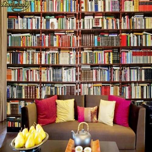 Beibehang papel de parede 3d Custom wallpaper mural retro book wall background wall papers home decor papel de parede 3d