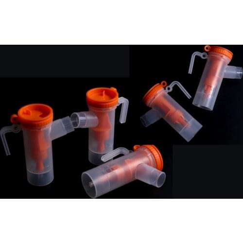 5pcs 8ml for Family Heathy Care Nebulizer Medicine Atomizing Cup Accessories TankFood Grade Plastic Inhaler Cup Sprayer Cup