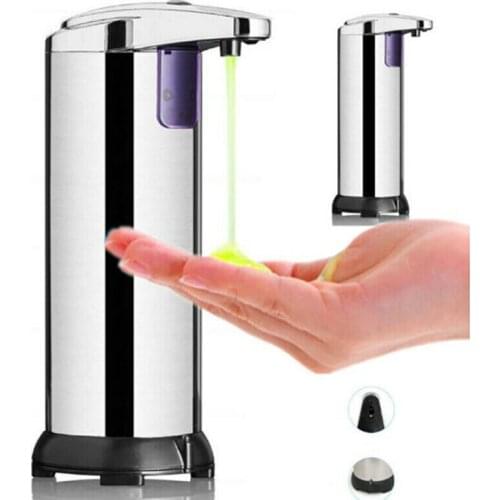 Stainless Steel IR Sensor Automatic Soap Dispenser For Toilets Hospitals Schools