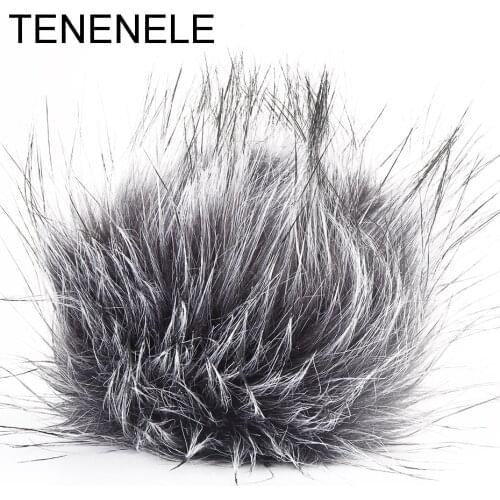 TENENELE For Zoom H5 H6 H1 Recording Pen Muff Windscreen Cover Plush Fur Furry Windshield Protect For Zoom H1/H2N/H4N Microphone