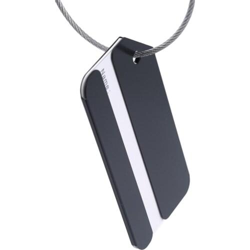 Travel Accessories Women Men Portable Label Suitcase Baggage Boarding Accessories Metal Luggage Tag