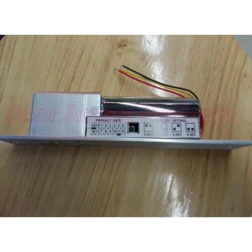 Access Control used Electric Drop Bolt Lock for Wooden door, metal door,glass door system, Small temperature bolt lock