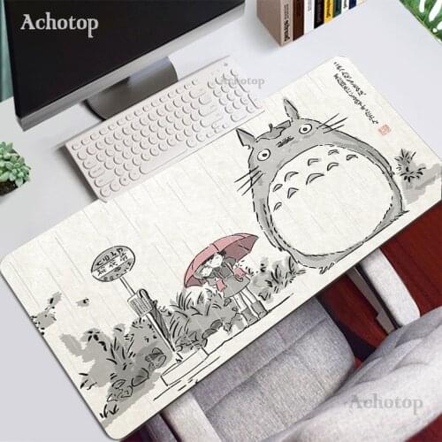 Cute Cat Large Game Mouse Pad Gamer Mat Kawaii Game Mats Gaming Mousepad Keyboard Compute Anime Desk Cushion for Tablet Notebook