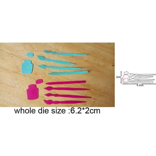 Brush ink set Metal Cutting Dies for DIY Scrapbooking dies Album Cards Making Decorative Crafts Embossing Die Cuts Stencils dies