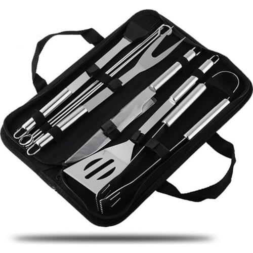 10pcs Multifunctional Barbecue Grilling Tools Set Pulled Meat Smoked Sausage Smoked Roasted Chicken Meat Ribs BBQ Tool