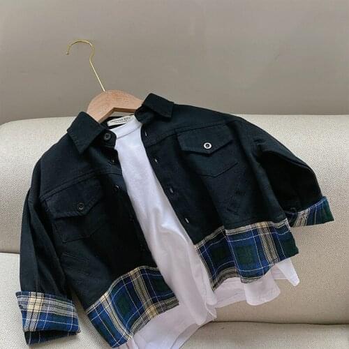2021 Spring Autumn Girls Boys Casual Blouse Baby Kids Children Long Sleeve Shirt