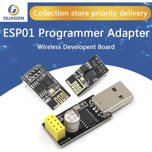 ESP01 Programmer Adapter UART GPIO0 ESP-01 Adaptater ESP8266 CH340G USB to ESP8266 Serial Wireless Wifi Developent Board Module