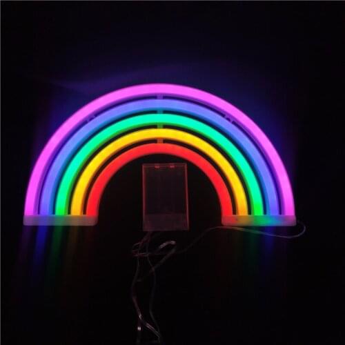 LED Rainbow Lights Neon Light Outdoor Lighting Christmas Lights Night Light Christmas Decorations for Home New Years Decor 2022