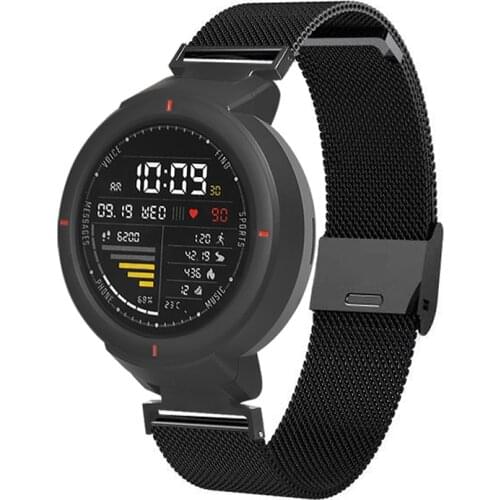 Stainless Steel Watch Band Replacement Strap for Huami Amazfit Verge 3 NK-Shopping