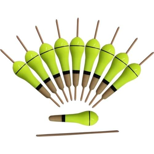 10Pcs Fishing Bobbers Paulownia Cork Float Heavy Current Balsa Wood Fishing Floats Set 8.5cm/2g Flotteur Buoyancy 3g Pesca