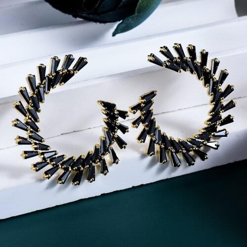 SORAMOORE charms High Quality original Stud Earrings fashion Jewelry boucle d'oreille Fashion Round Luxury AAA Cubic Zirconia