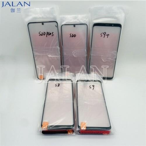 2PCS Glass With OCA Glue For Samusng S21 Ultra S21+ S20 PLus Note20 Ultra Note 10 S10 S9 S8 LCD Display Screen Glass Repair