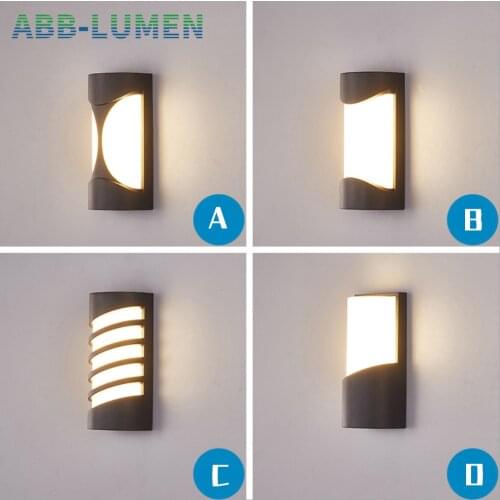 LED outdoor waterproof wall lamp led outdoor light porch light courtyard garden wall lights balconi lamp wall outdoor lighting