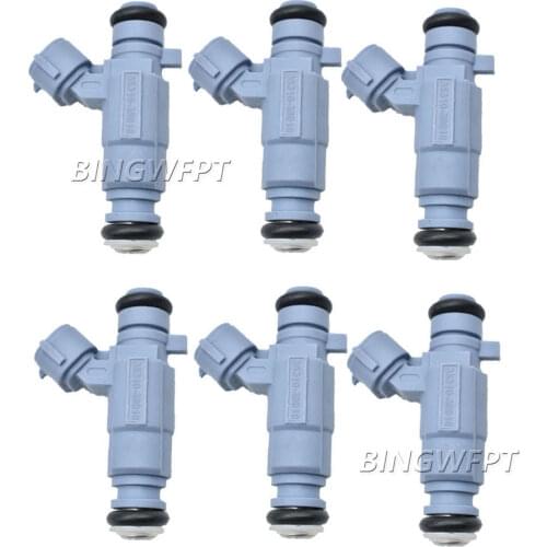 6PCS/lot Fuel Injector 35310-38010 3531038010 for Hyundai Santa XG350 Sonata Kia Amanti Optima Sorento Sedona 2.4L 3.5L