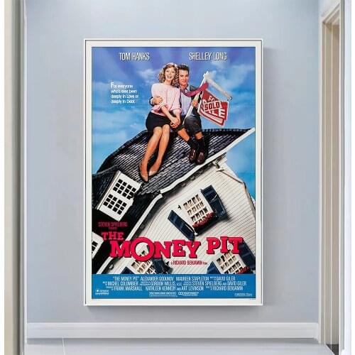V0671 The Money Pit Vintage Classic Movie Wall Silk Cloth HD Poster Art Home Decoration Gift