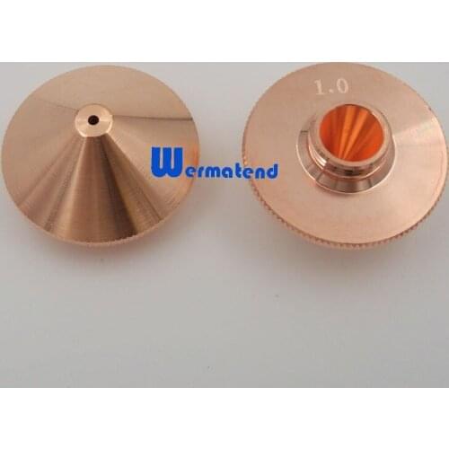 Wermatend 5pcs/lot Laser cutting nozzle for laser nozzles P0591-571-00010 DE HP1.5ins 1.0 CON nozzle electrode Free shipping