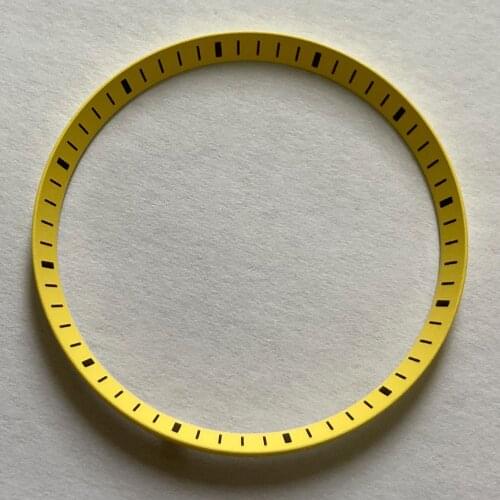 Watch Parts 30.5mm*27.5mm SKX007 Watch Case Chapter Ring Yellow/Green/Black/Red/White For Watch Modify
