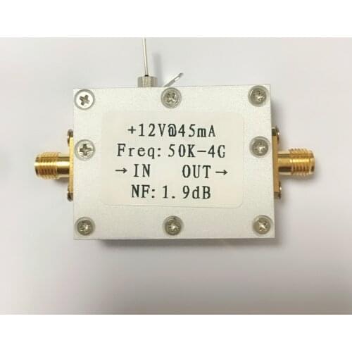 50K-4G LNA Low Noise, High Gain, 25DB@0.8G High Gain Flatness RF Amplifier