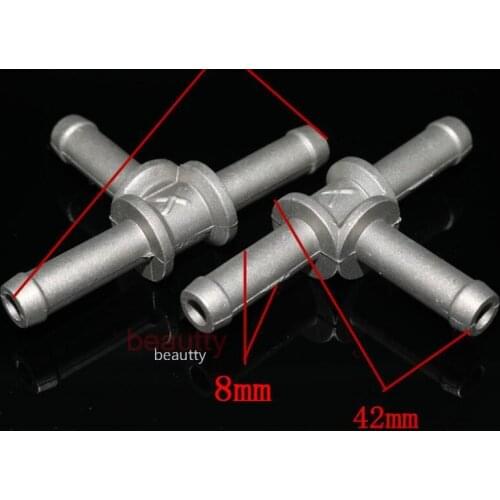 Aluminum three-way thermostat cover, water pipe joint For Santana Jetta Bora Golf