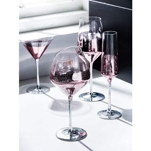 Personality starry sky wine glass cup Goblet champagne glasses Home drinking crystal cocktail glass ware Bar Hotel Drinkware