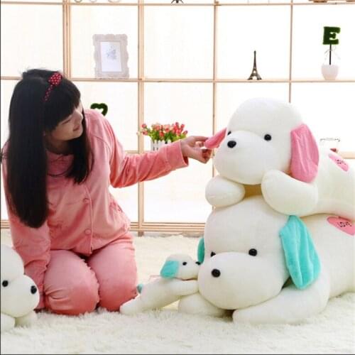 Big Plush Dog Toys Soft Pillow Stuffed Plush Dog Plush Toys Cute Dog Cushion Animal Doll Kids Birthday Gift Xmas