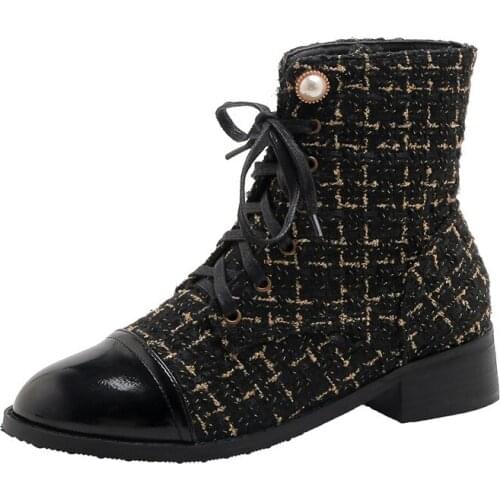 Fashion New Soft Women Ankle Boots Motorcycle Boots Female Autumn Shoes Elegant Woman Ladies Boots 2020 Spring Beige