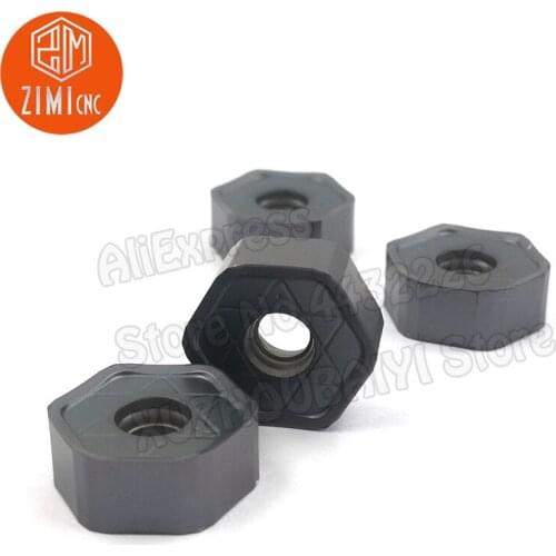 HNMU0906ANSN carbide insert cutting tool double-sided octagonal milling blade indexable polygon CNC face milling attachment