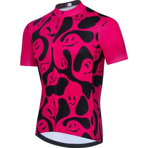 Cartoon Clothing 2021 Men Cycling Short Jersey Summer Tops Road Bike MTB Short Sleeve Breathable Jersey