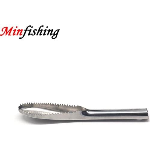 2 pcs/lot Stainless Steel Fish Scale Brush lenth 22 cm Fish Cleaner Easy to Use Fishing Tool