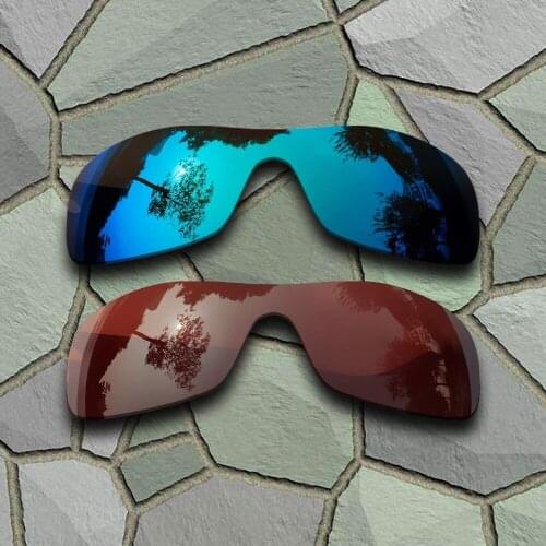 Sky Blue&Bronze Brown Sunglasses Polarized Replacement Lenses for Oakley Antix