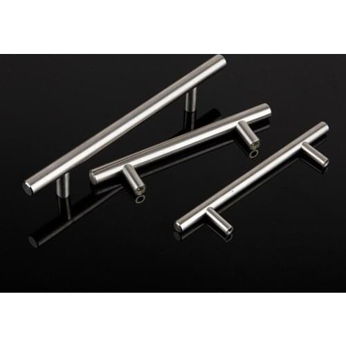 Stainless Steel Kitchen Door Cabinet T Bar Handle Pull Knob cabinet knobs furniture handle cupboard drawer handle