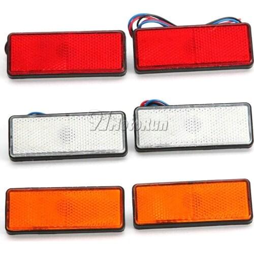 LED Reflector Tail Brake Stop Marker Light For Truck Trailer ATV SUV RV Motorcycle