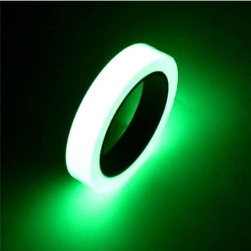 1PCS Luminous Fluorescent Night Self-adhesive Glow In The Dark Sticker Tape Safety Security Home Decoration Warning Tape