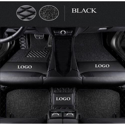 WLMWL logo Custom leather car mat for Luxgen all models Luxgen 7 5 U5 SUV auto styling auto accessories Car-Styling