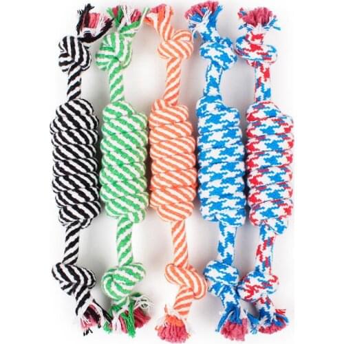 Dog Chews Toys Pet cotton rope toy mouse rope puppy chew toy funny dog supplies 30cm LX9127
