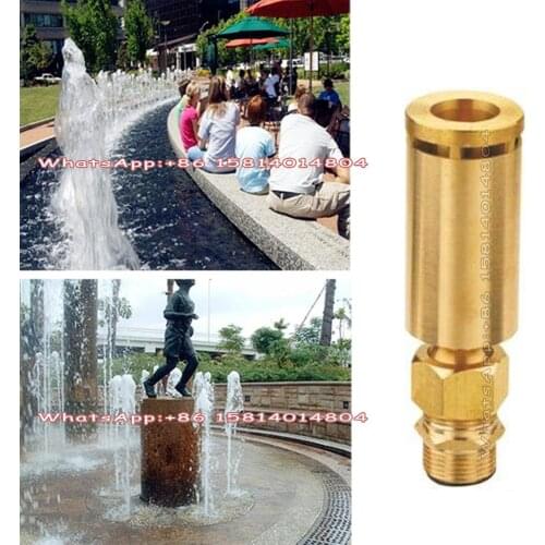 1 " all brass Aerated ice nozzle,foam sprinkler fountain,Aerated foam fountain,swimming pool central fountain,gas nozzles